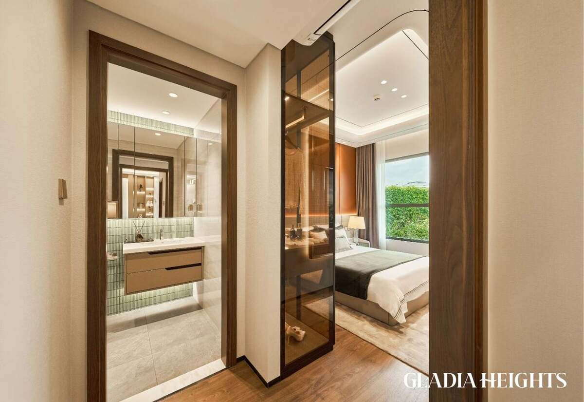 Nhà mẫu căn hộ 2PN Gladia Heights 2