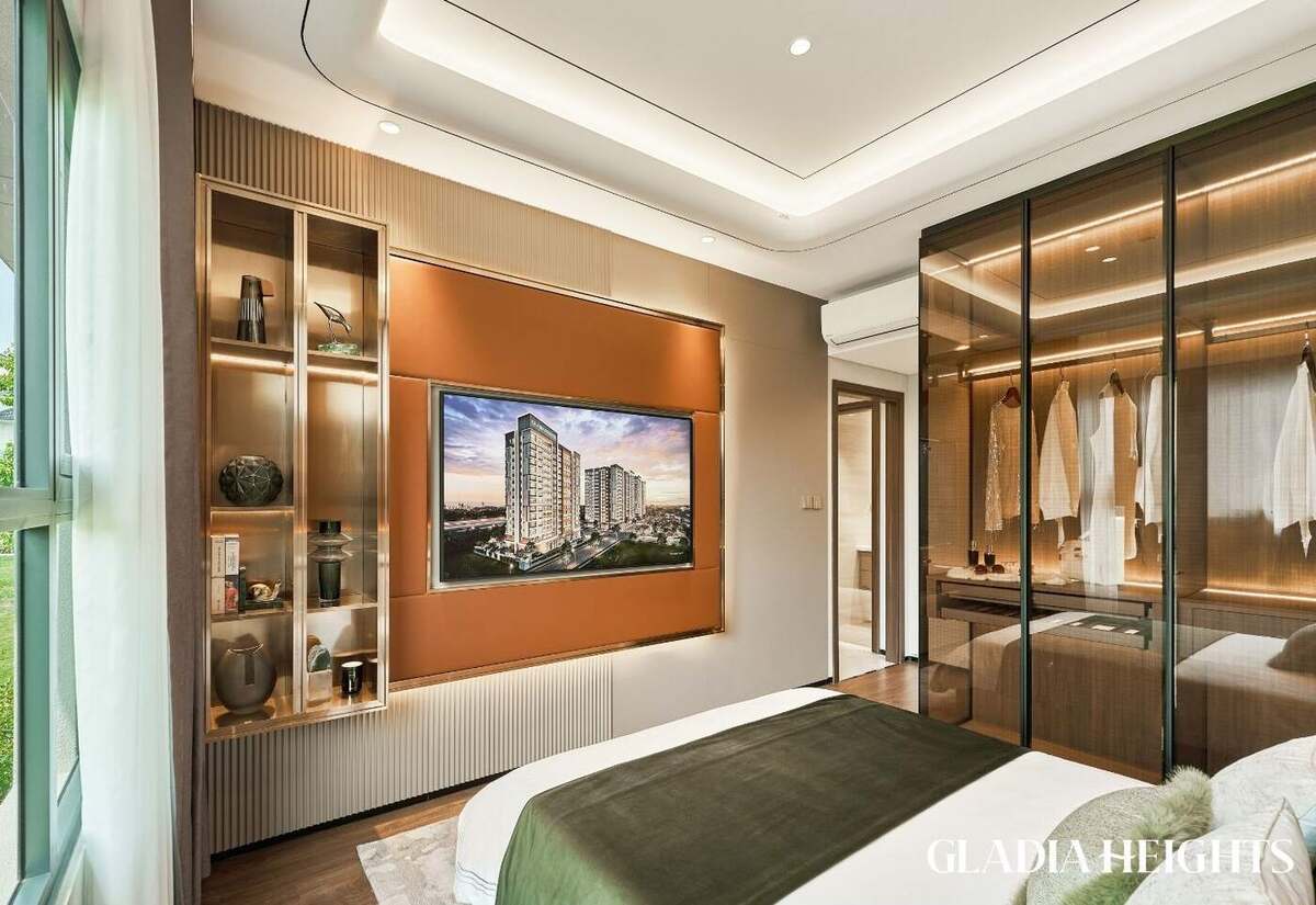 Nhà mẫu căn hộ 2PN Gladia Heights 4