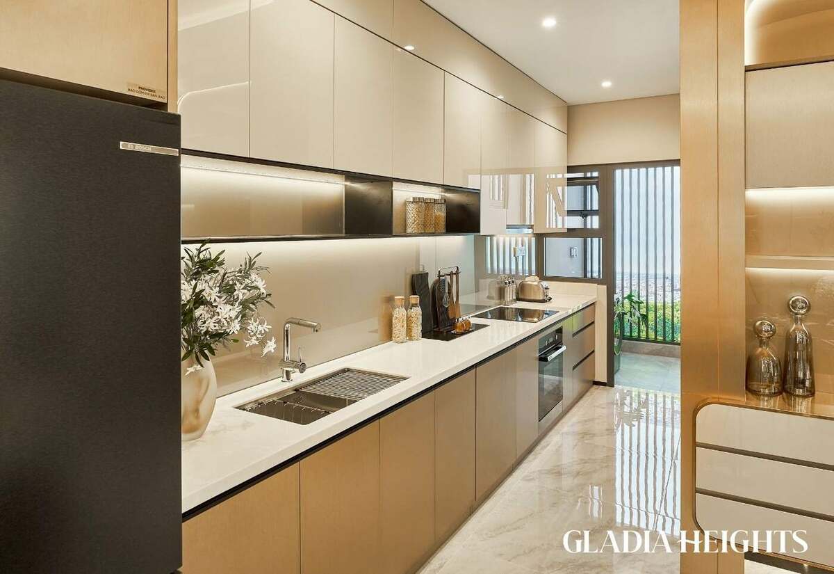 Nhà mẫu căn hộ 2PN Gladia Heights 5