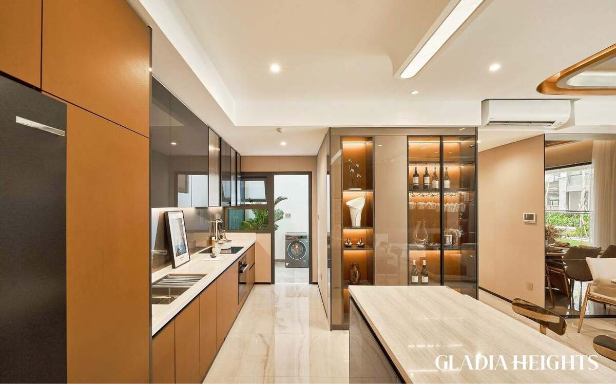 Nhà mẫu căn hộ 3PN Gladia Heights 2