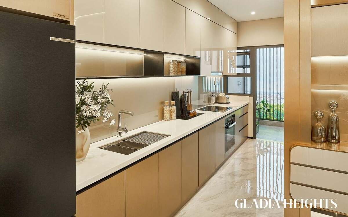 Nhà mẫu căn hộ 3PN Gladia Heights 3