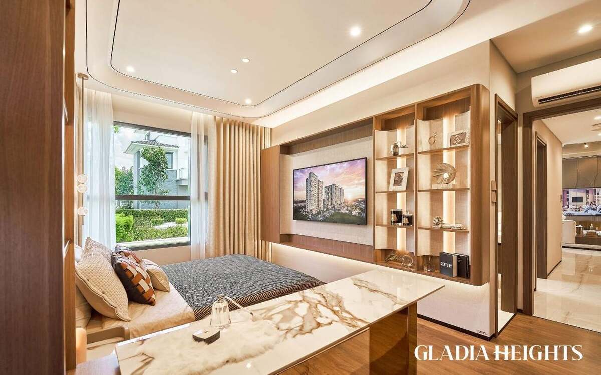Nhà mẫu căn hộ 3PN Gladia Heights 4
