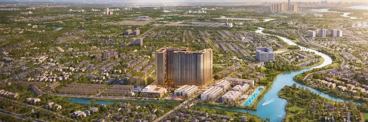 Phối cảnh tổng thể Imperia Sensa Park nhìn từ trên cao