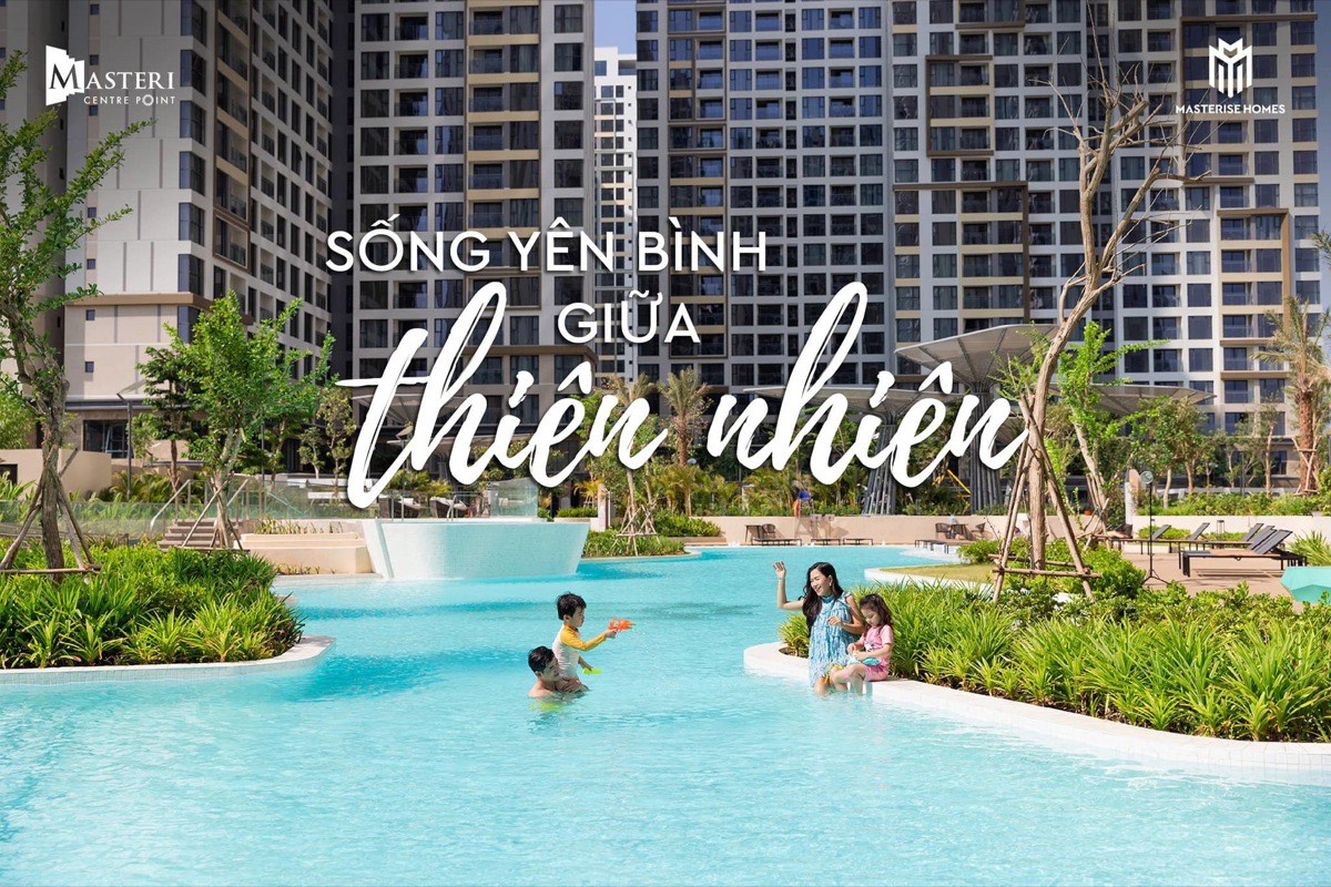 Khu tiện ích đã hoàn thiện tại Masteri Centre Point