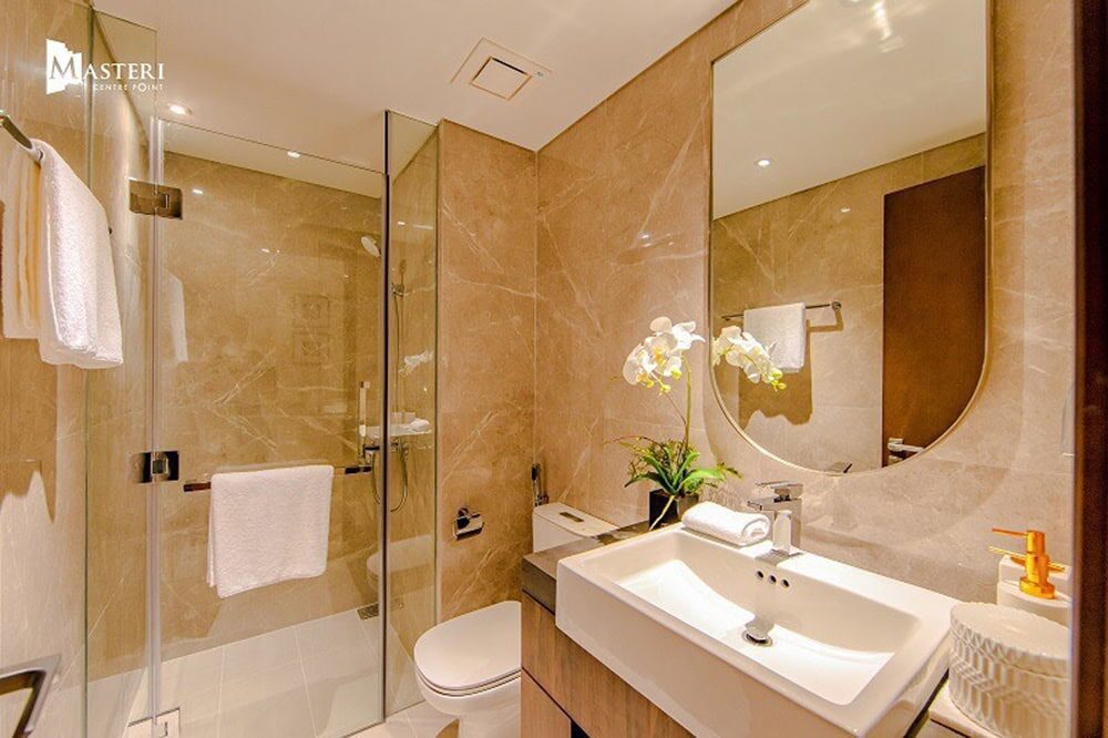 Phòng tắm căn hộ bàn giao thuộc bộ sưu tập Masteri