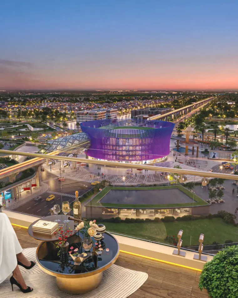 Phối cảnh tầng tiện ích Nam Mekong Grand Plaza