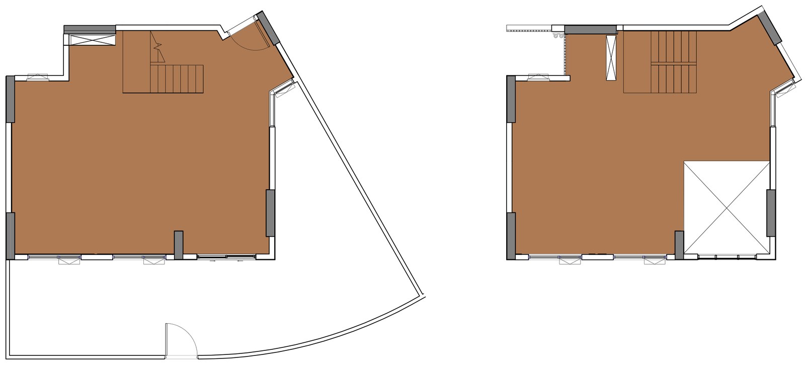 Mặt bằng Duplex sân vườn, mã D1.1c, Tổng thể