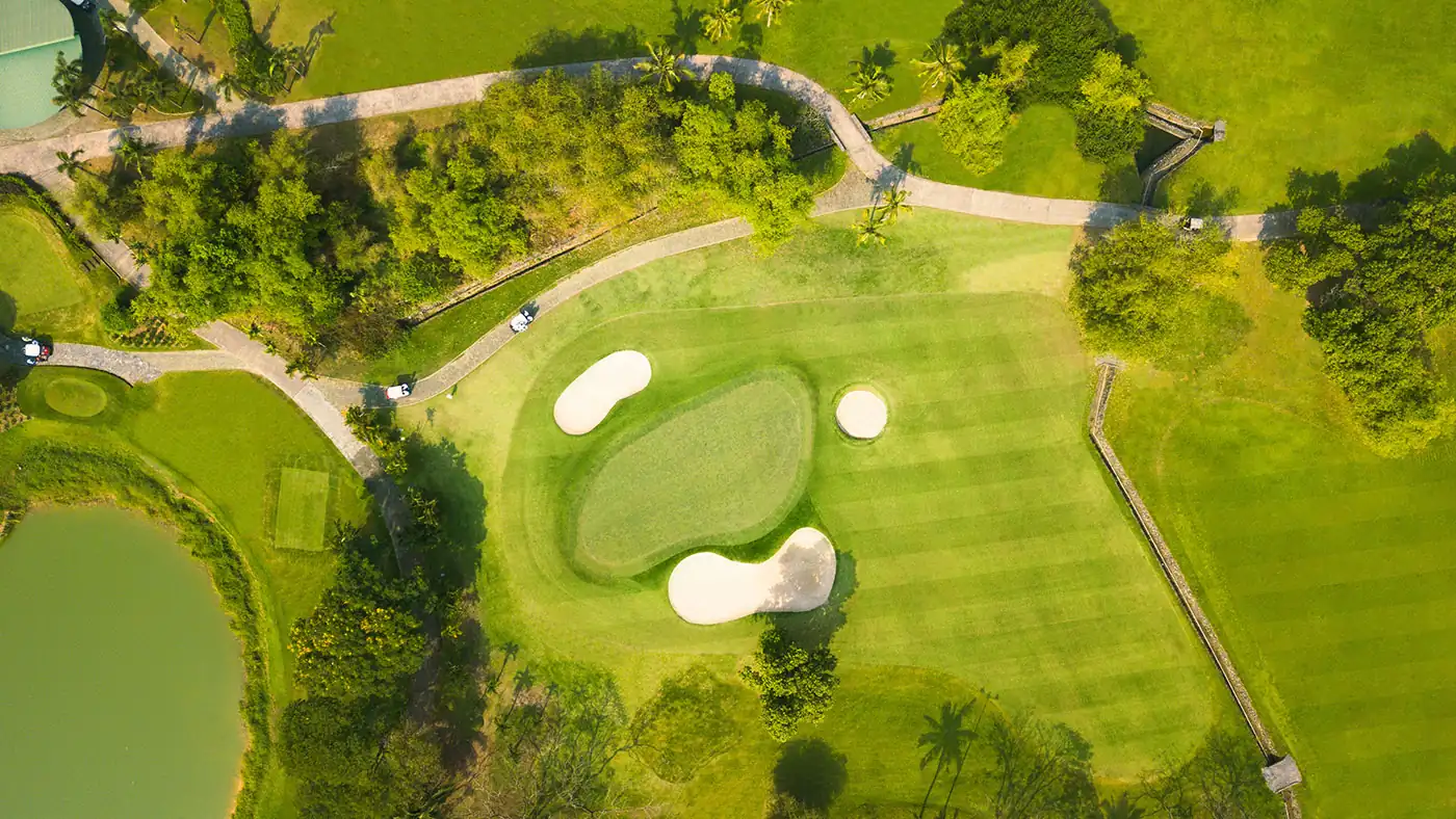 Sân golf Sông Bé 27 hố, khoảng xanh đối diện Norton Park
