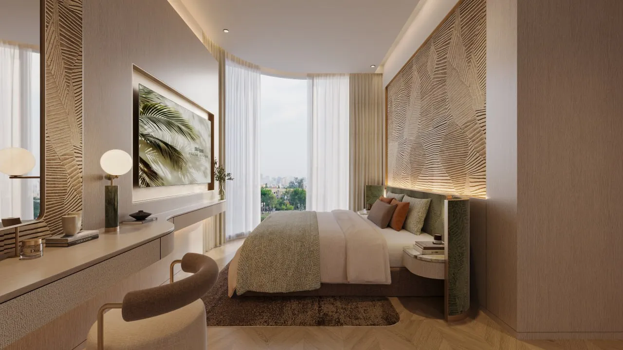 Căn hộ 2 phòng ngủ Palm River — Phòng ngủ