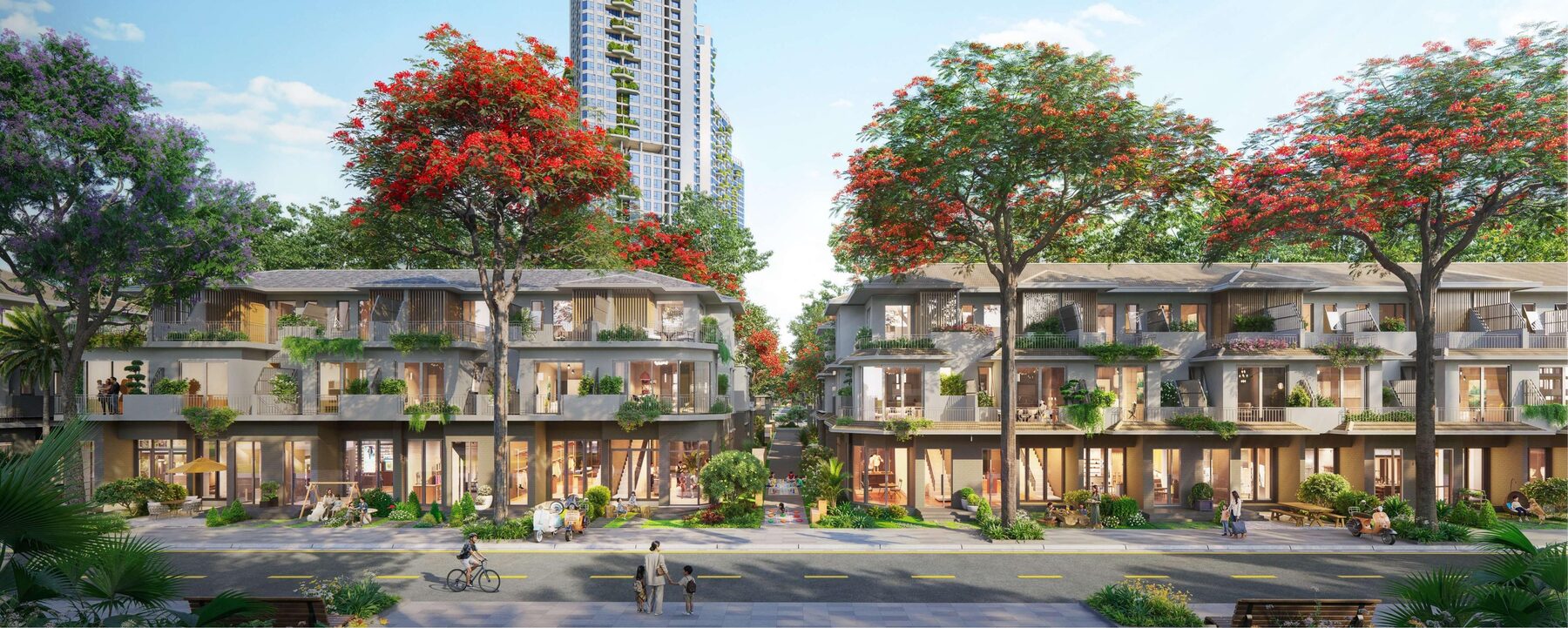 Đại lộ phượng vĩ phân khu Rừng Phượng