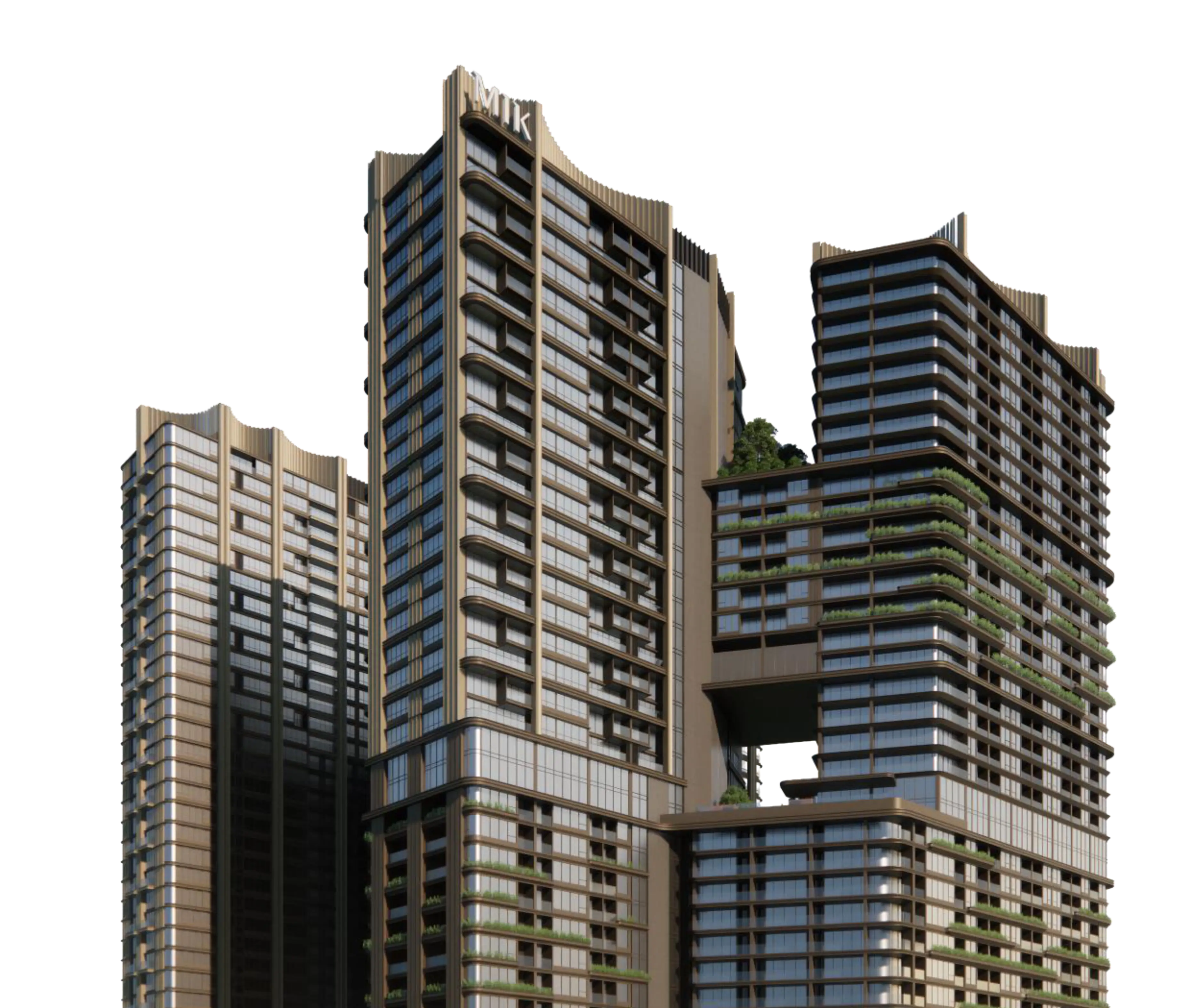 The Magnolia — Phối cảnh toà tháp căn hộ cao cấp Long Biên