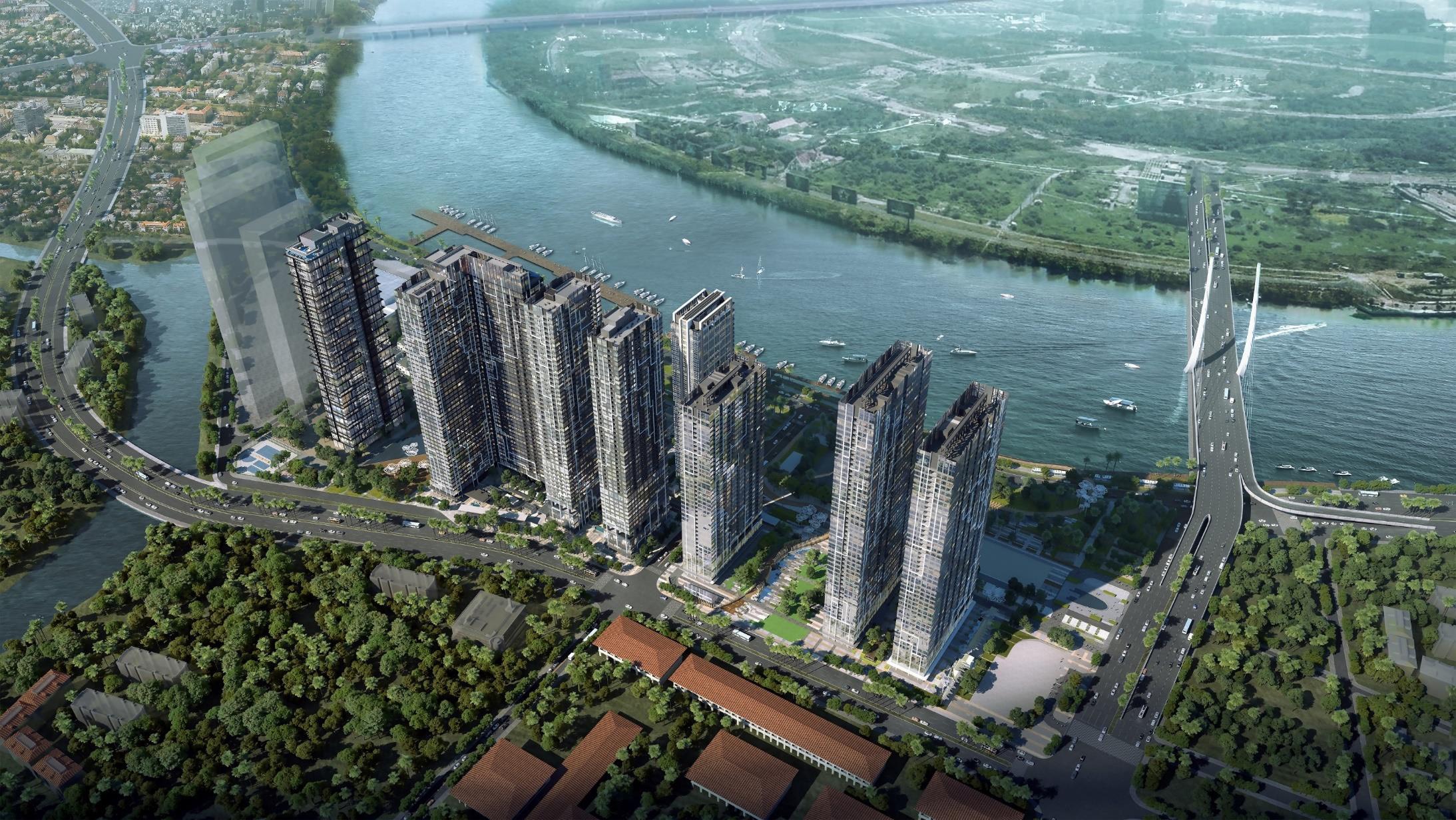 Phối cảnh dự án Grand Marina Sài Gòn thuộc phân khu số 3 của quy hoạch 930ha lõi trung tâm 