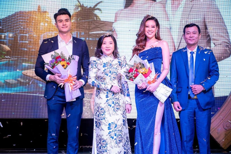 Hoa hậu Khánh Vân và người Mẫu Vĩnh Thụy là đại sứ thương hiệu của Charm Group 
