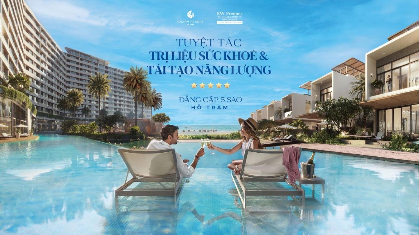 Charm Resort Ho Tram - điểm nhấn sức khỏe độc đáo của thị trường du lịch hồ Tràm 