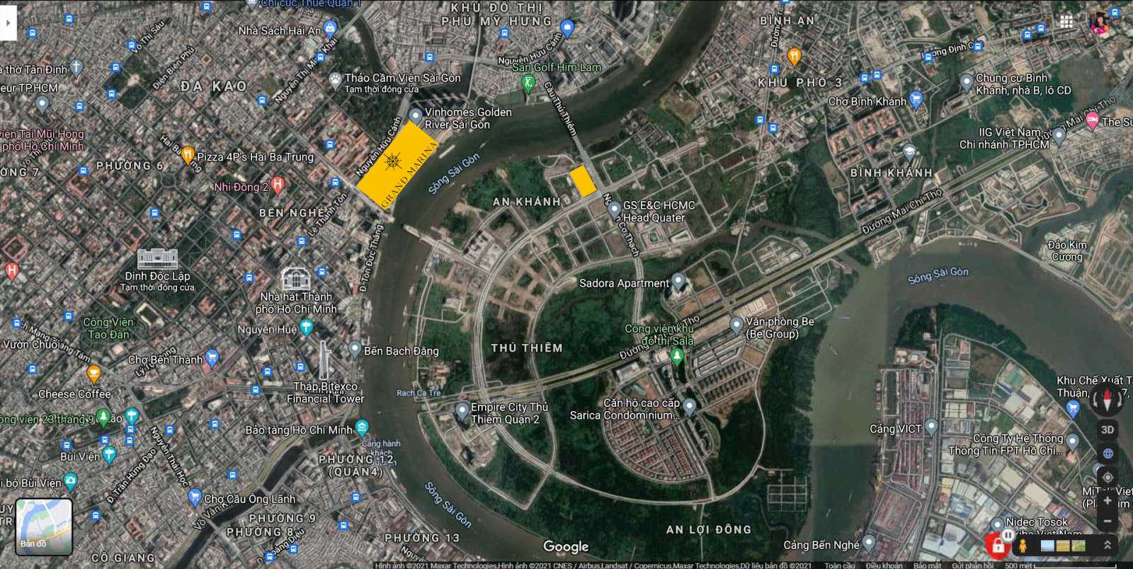 So sánh Grand Marina BaSon và The River Thủ Thiêm