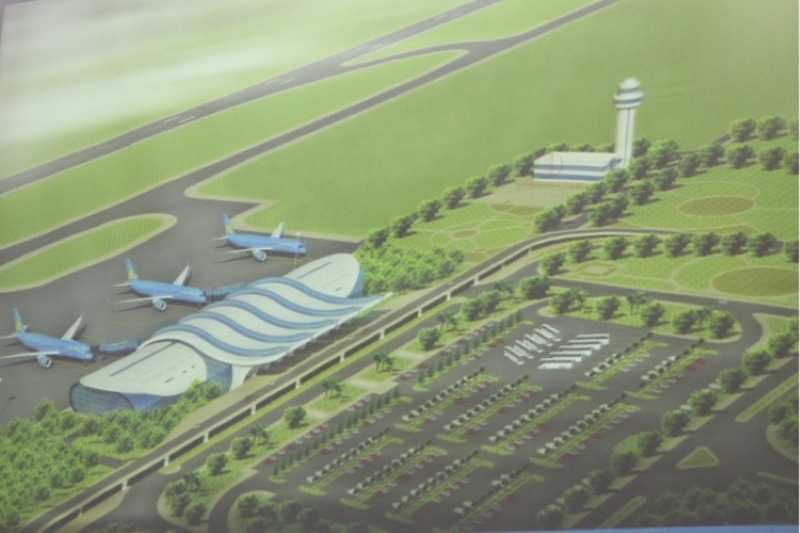 Quy mô xây dựng sân bay Đất Đỏ rất lớn, phục vụ được cả chuyến bay nội địa và quốc tế