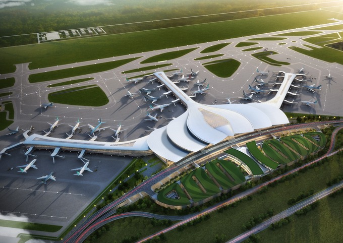 Sân bay quốc tế Long Thành - một trong những hạ tầng nổi bật hứa hẹn khi vận hành sẽ giúp kinh tế Hồ Tràm nói chung và bất động sản nơi đây nói riêng bứt tốc 