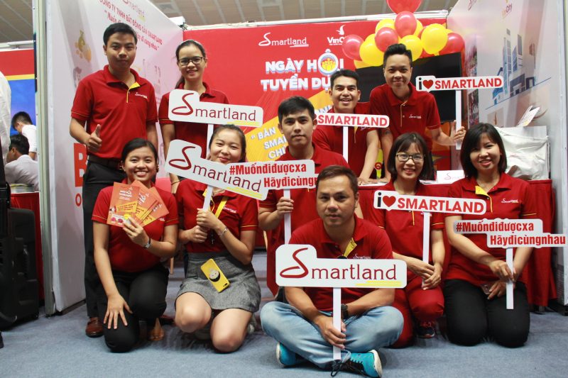 Team Smartland tại ngày hội tuyển dụng nhân tài