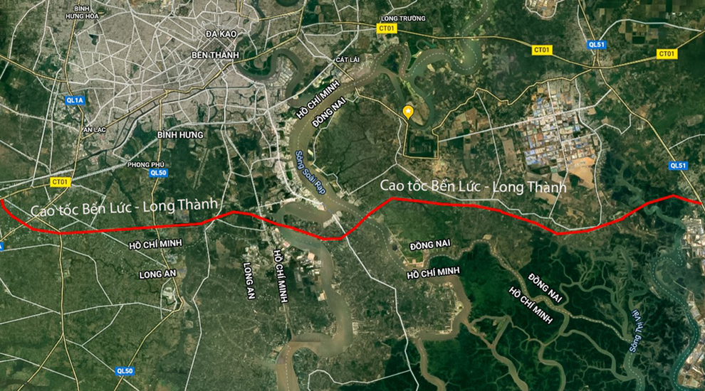 Đường cao tốc Bến Lức – Long Thành được phát lệnh khởi công xây dựng tháng 7 năm 2014, dự kiến hoàn thành năm 2020.