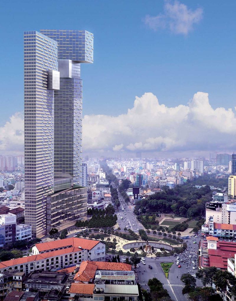 Phối cảnh của dự án căn hộ One Central Saigon - Viva Land