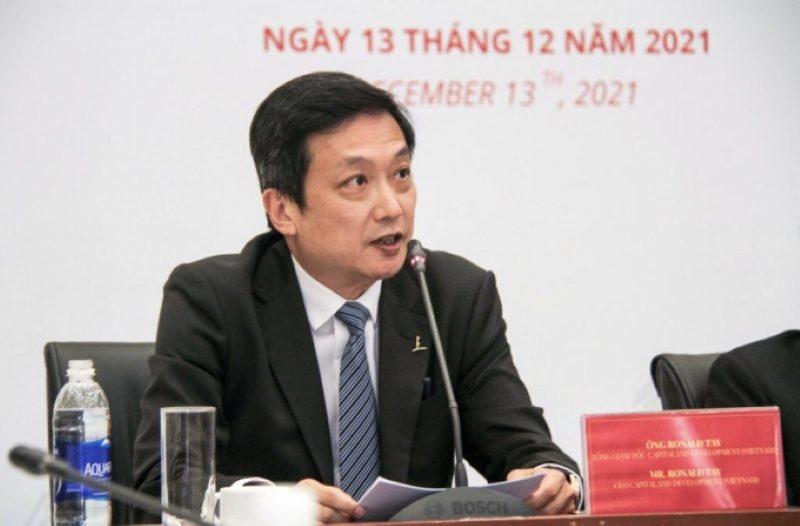 Ông Ronald Tay, Tổng Giám đốc của CapitaLand Development - CLD Việt Nam