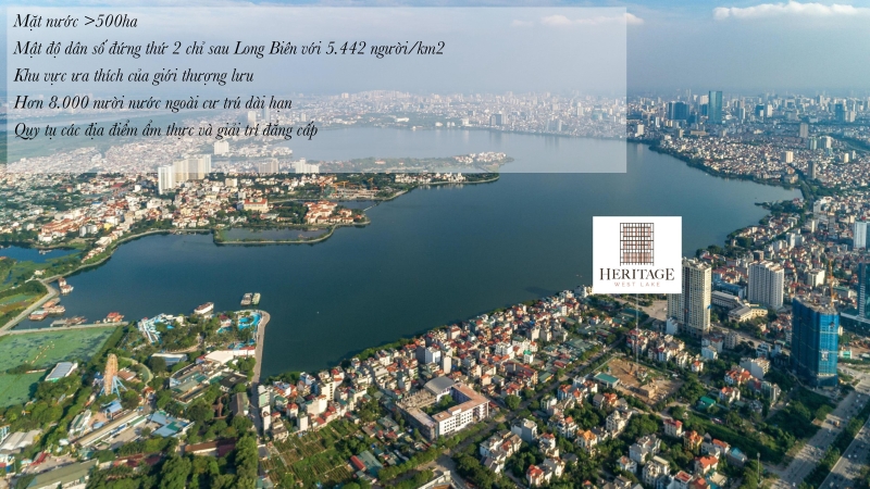 Phân tích tiềm năng sinh lời dự án Heritage West Lake Hà Nội
