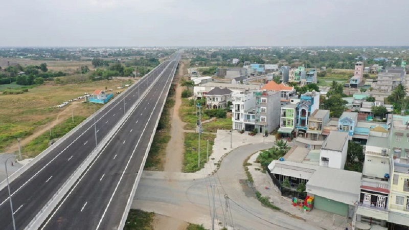 Tuyến đường nối Long An - TP.HCM là 1 trong các dự án hạ tầng khu Nam Sài Gòn