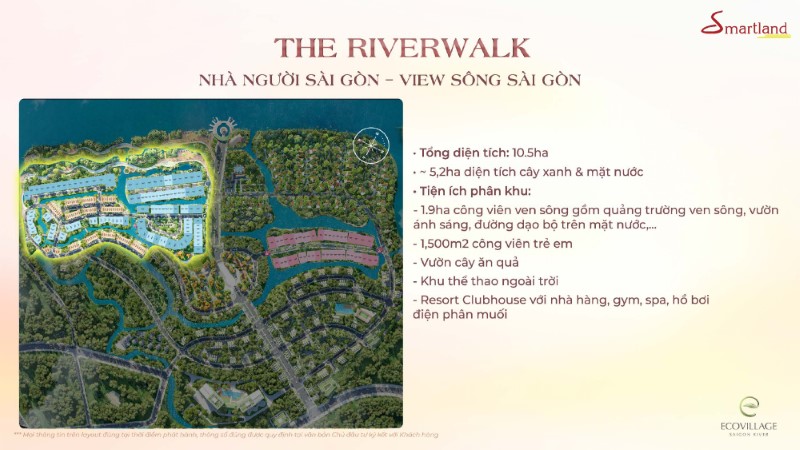 Phân khu The Riverwalk EcoVillage Saigon River [Tổng hợp chi tiết]