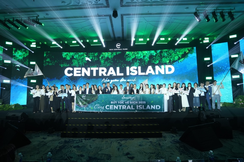 Đội ngũ Smarland tham gia kick off phân khu Central Island sáng ngày 03/12/2025