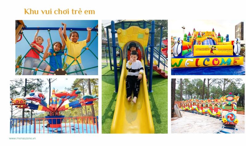 Tiện ích Menas Zone Vỹ Dạ: Khu vui chơi trẻ em hiện đại, an toàn