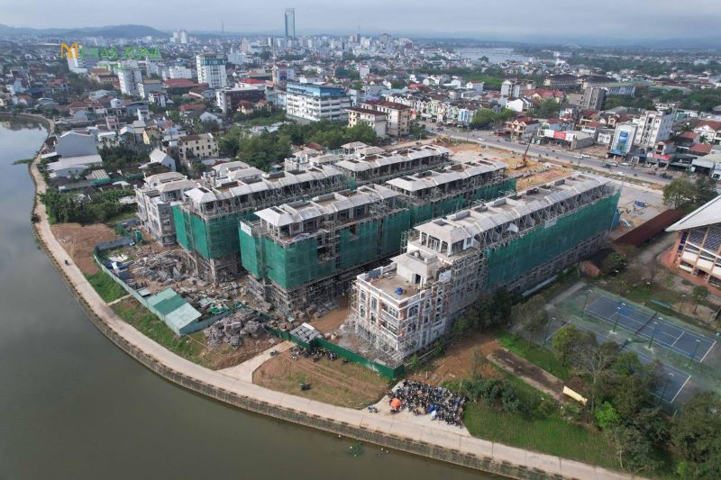 Tiến độ Menas Zone Vỹ Dạ cập nhật mới nhất vào tháng 3/2025 