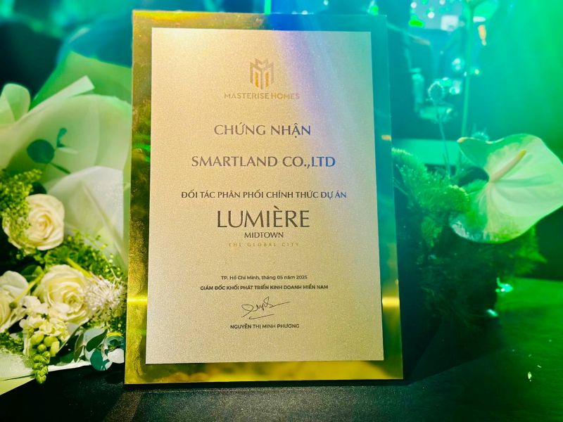 Smartland phân phối LUMIERE MIDTOWN – Tiếp tục đồng hành cùng CĐT Masterise Homes