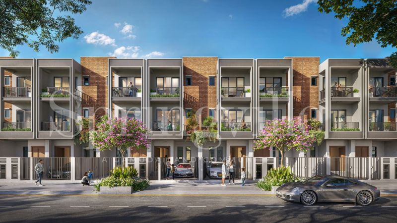 Phối cảnh nhà phố tại Spring Ville