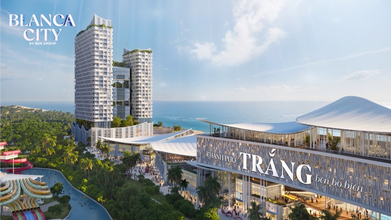 Phối cảnh 1 góc dự án được công bố sau lễ khởi công Blanca City