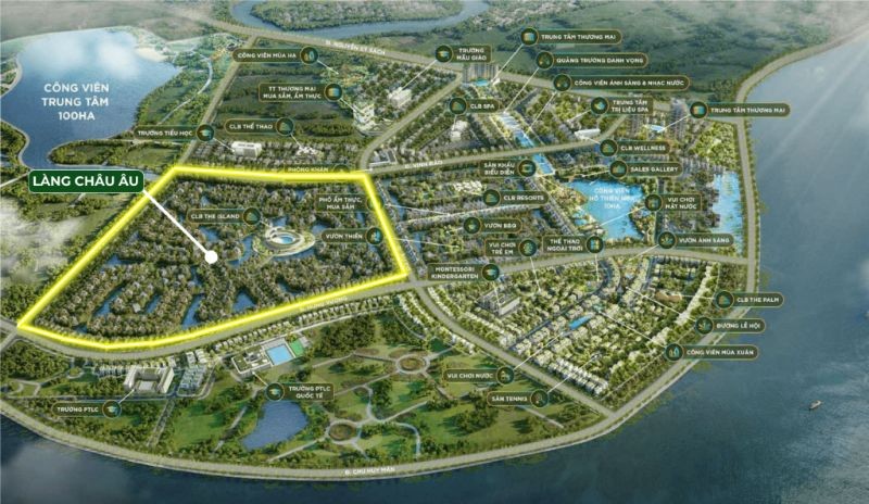 LÀNG CHÂU ÂU VIÊN KIM CƯƠNG “XANH” ĐẮT GIÁ TẠI ECO CENTRAL PARK