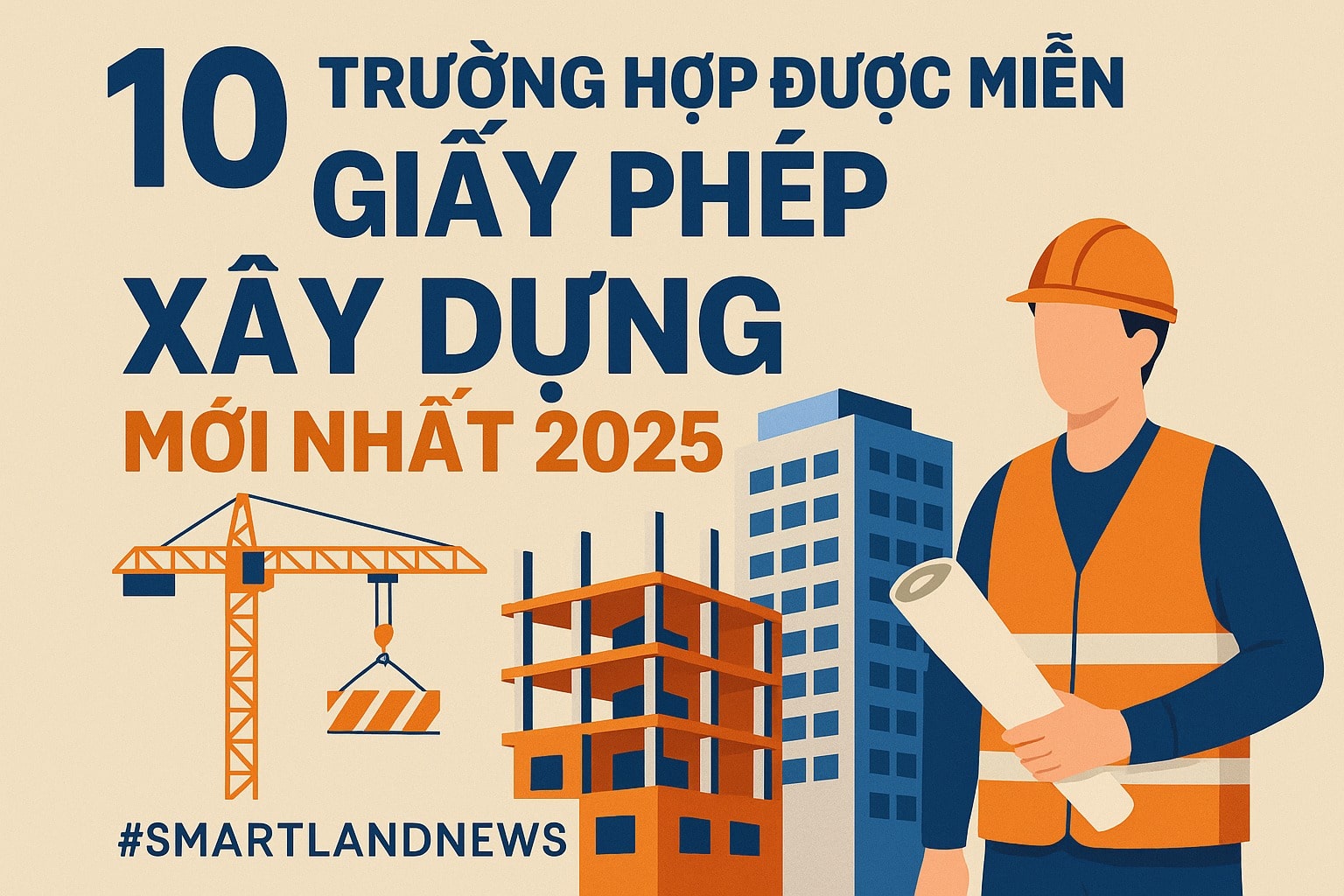 10 trường hợp được miễn giấy phép xây dựng mới nhất 2025 nên biết
