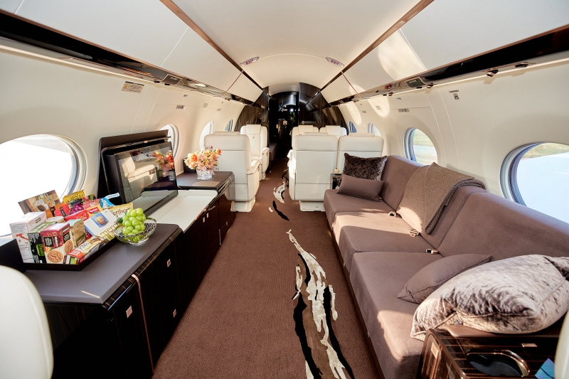 Nội thất bên trong Cabin của Sun PhuQuoc Airways được thiết kế hiện đại và đẳng cấp