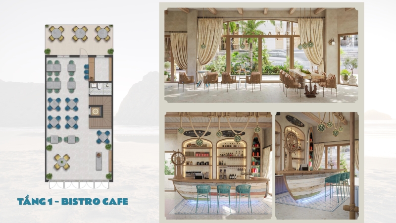 Gợi ý thiết kế tầng 1 Casa Townhouse Blanca City
