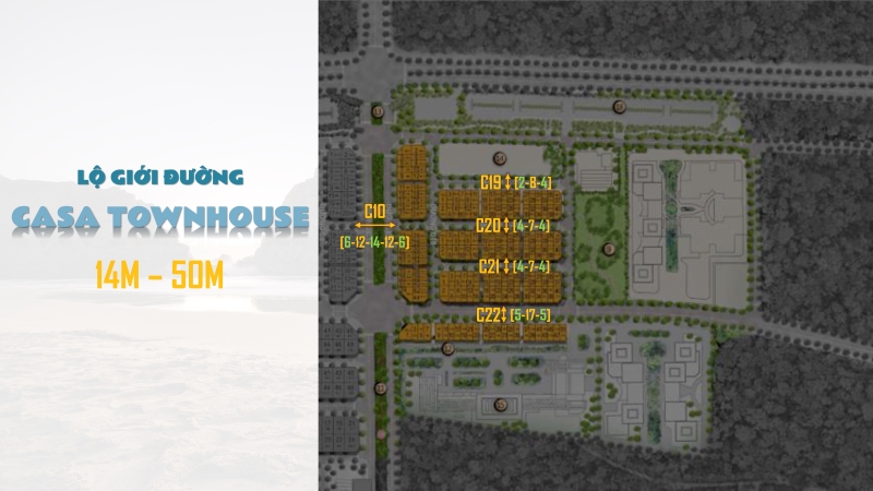 Casa Townhouse Blanca City nằm tại vị trí mặt tiền dự án tiếp giáp 2 trục đường lớn nhất toàn khu