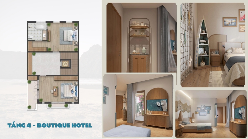Gợi ý thiết kế tầng 4 Casa Townhouse Blanca City