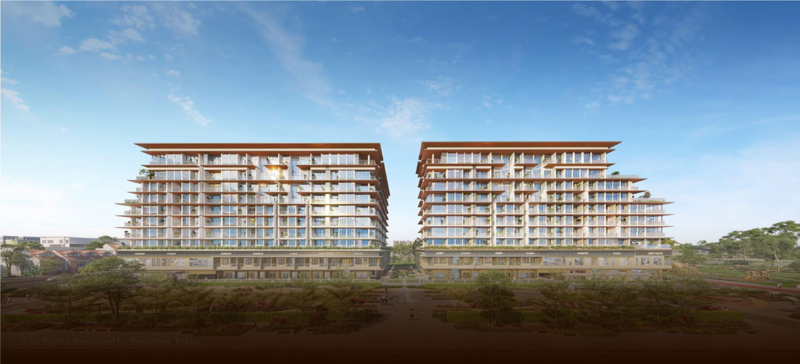 phối cảnh dự án the ten bình dương