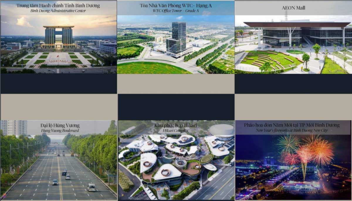 tiện ích ngoại khu the ten bình dương