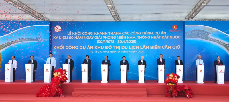 Vinhomes Cần Giờ khởi công: Siêu đô thị biển 10 tỷ USD chính thức thành hình