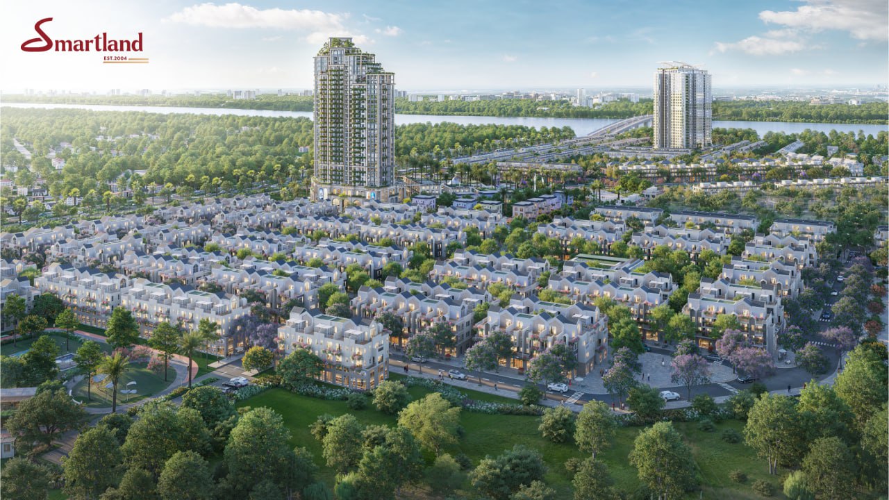 Phối cảnh tổng thể phân khu The Campus 2 - Eco Central Park