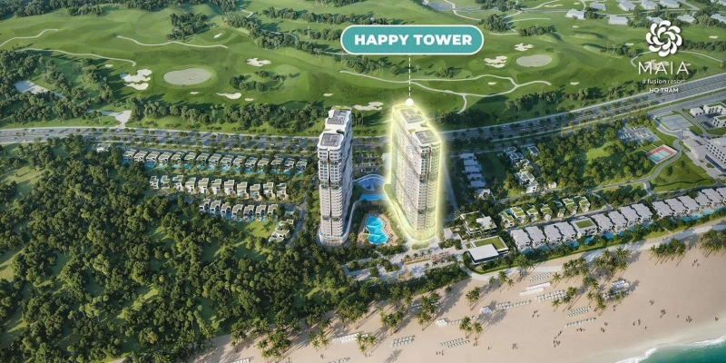 HAPPY TOWER MAIA HỒ TRÀM – CĂN HỘ BIỂN VẬN HÀNH BỞI FUSION [MỚI NHẤT 2025]