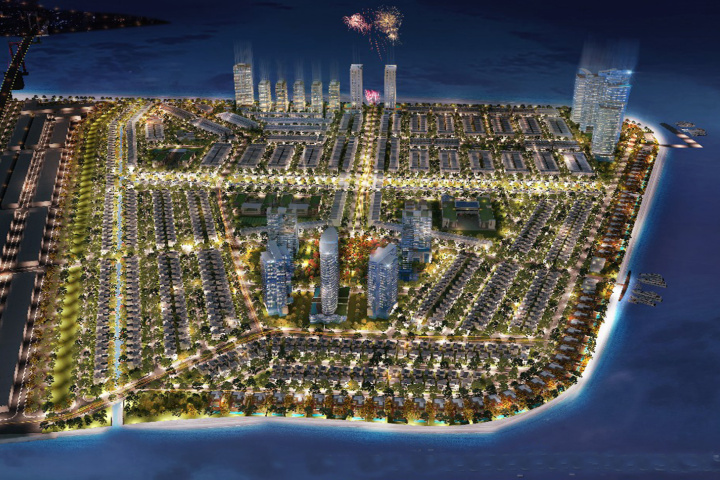 Phối cảnh dự kiến Khu đô thị phức hợp Vịnh Thuận Phước – dự án cao cấp ven sông Hàn, kết nối trung tâm hành chính Đà Nẵng.