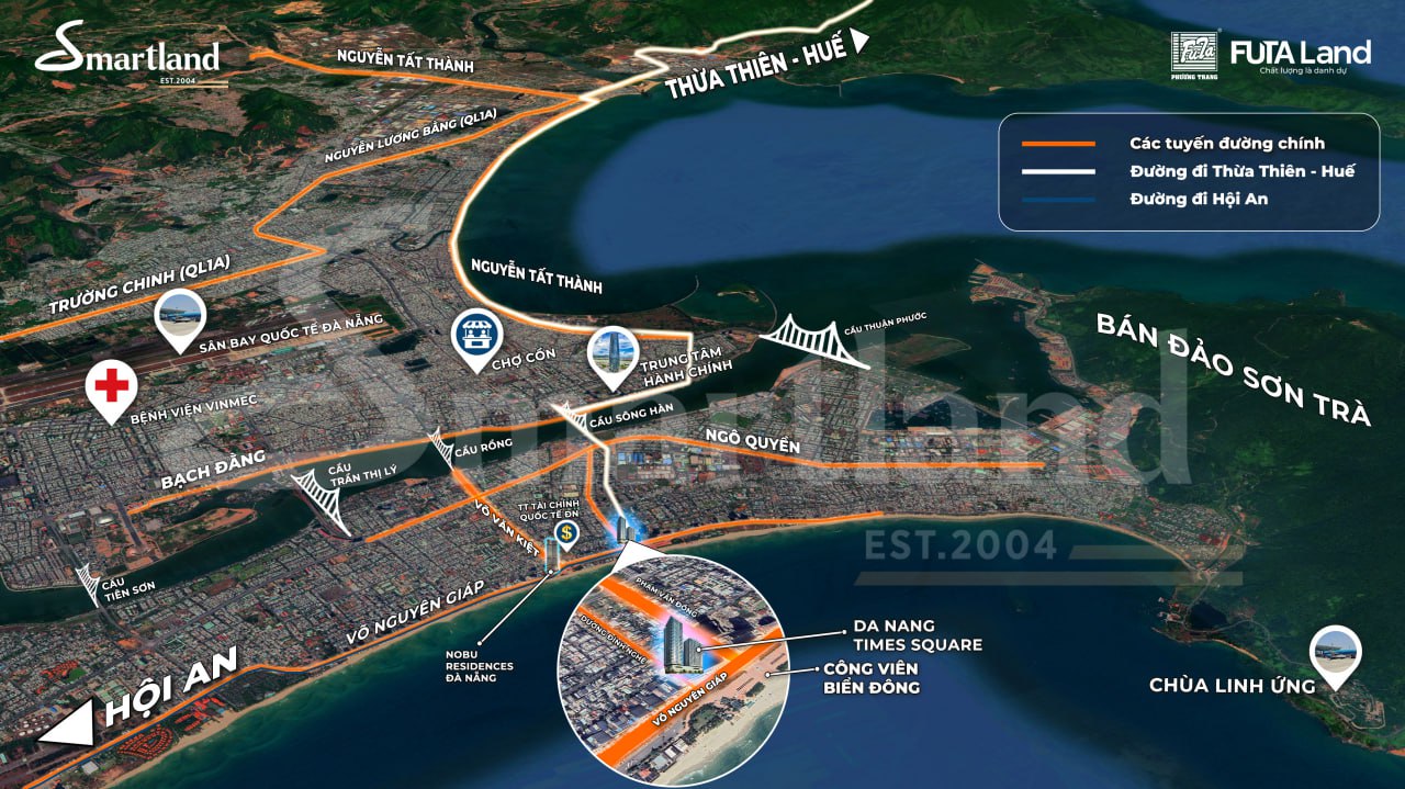 VỊ TRÍ ĐÀ NẴNG TIMES SQUARE Ở ĐÂU? PHÂN TÍCH TIỀM NĂNG TĂNG GIÁ CHO NHÀ ĐẦU TƯ