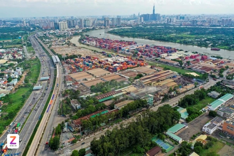 Vị trí dự kiến Khu Liên hợp Thể thao Quốc gia Rạch Chiếc – biểu tượng năng động trong các dự án Sun Group ở Sài Gòn.