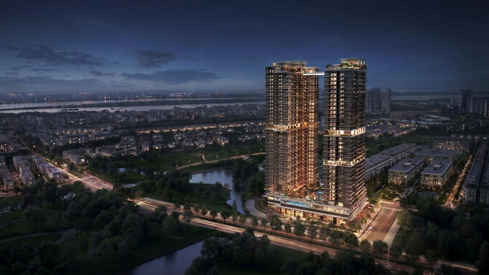 phối cảnh maison privée capitaland tại khu đô thị ciputra hà nội