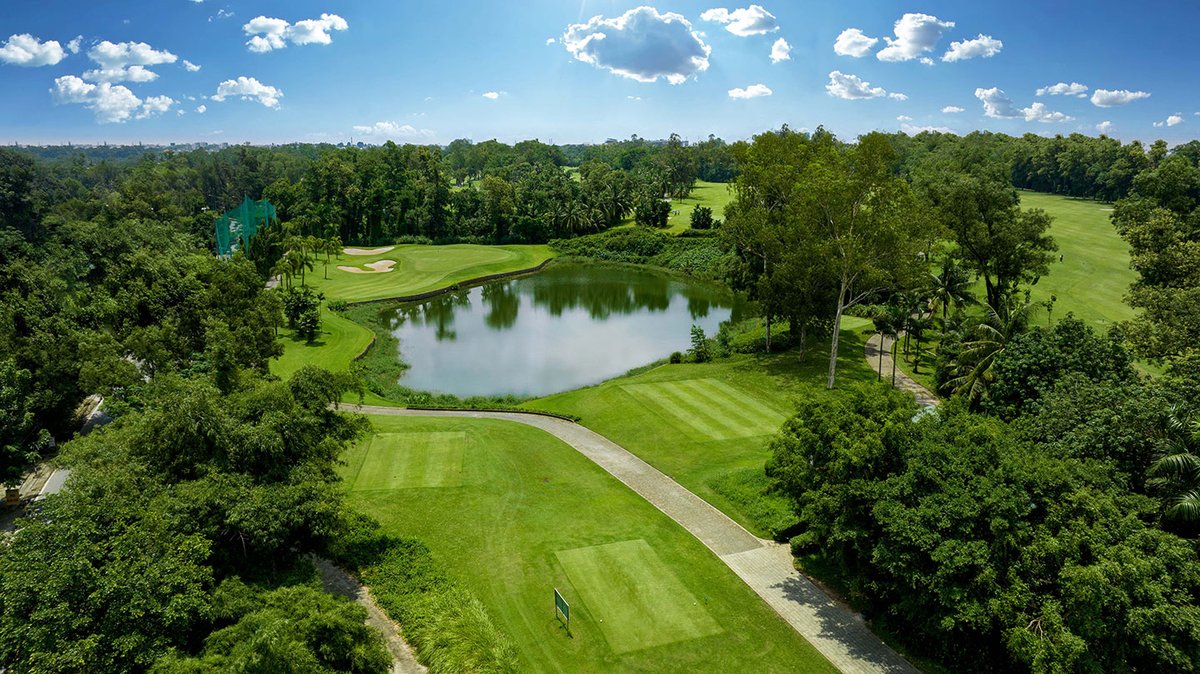 sân hoa sen lotus sân golf sông bé